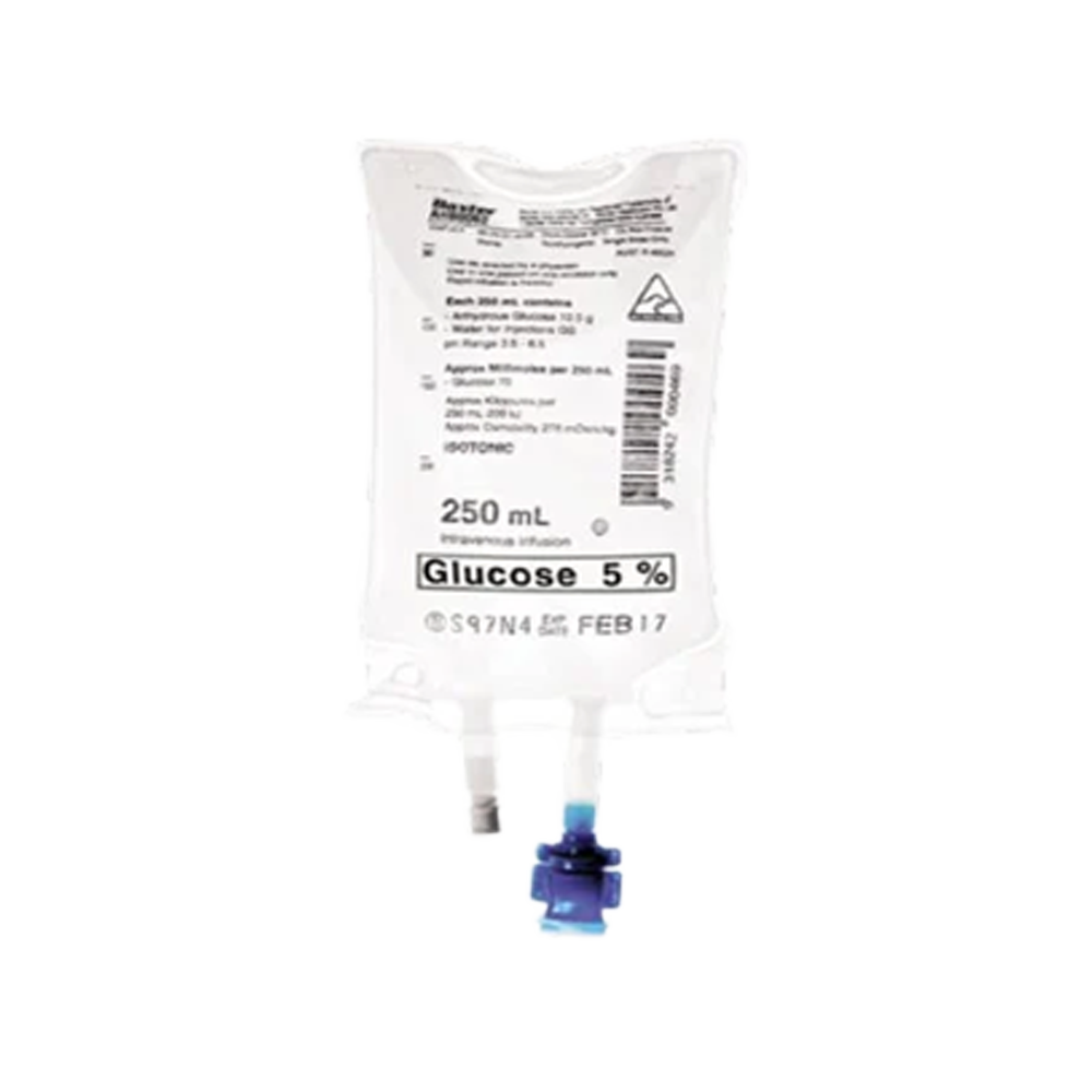 Baxter Glucose 5% In 250ml Bag